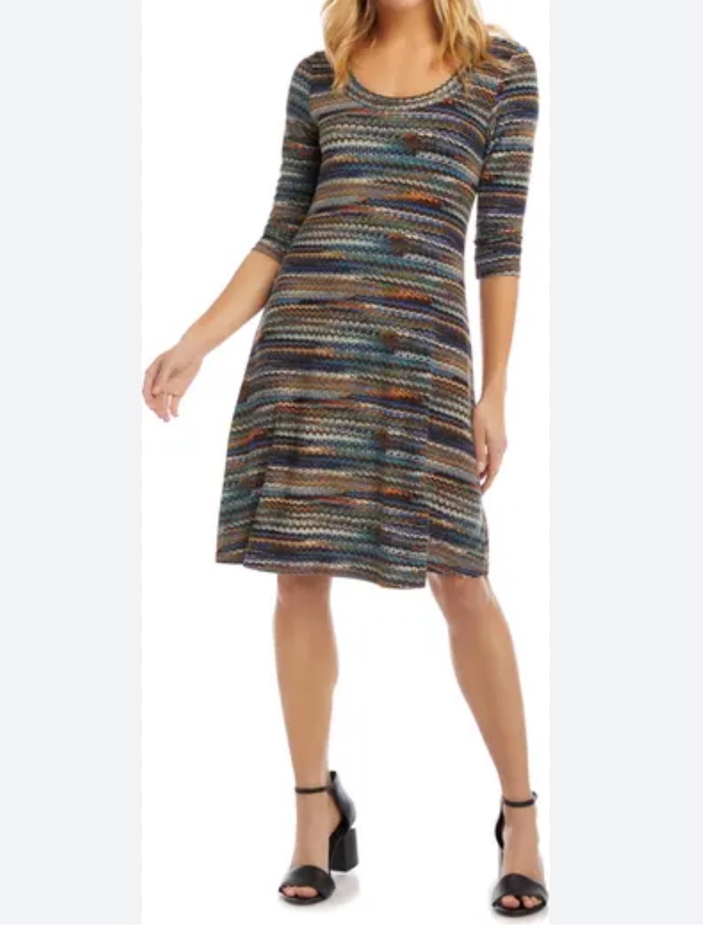 NWT KAREN KANE ABSTRACT A-LINE DRESS